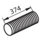 VOLVO 1070675 Corrugated Pipe, exhaust system